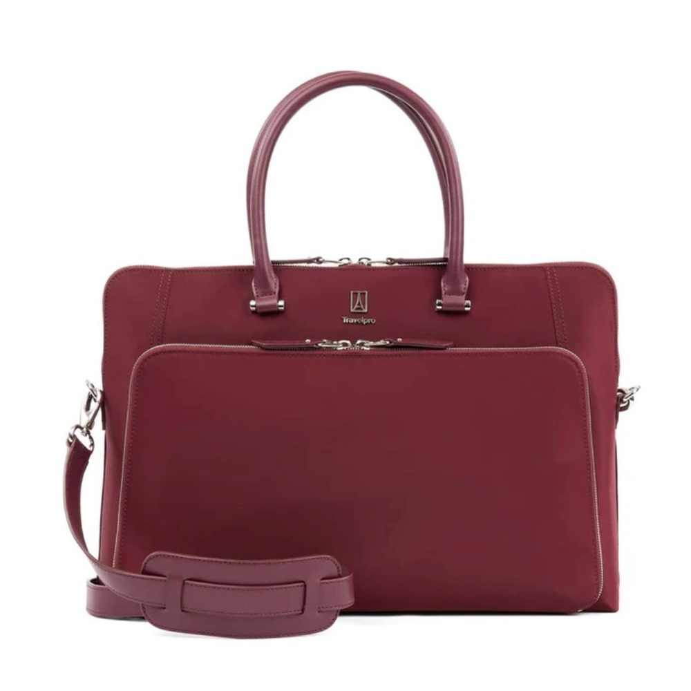 NWT Travelpro Crew Executive Choice 3 Women's Tote Bag/maroon